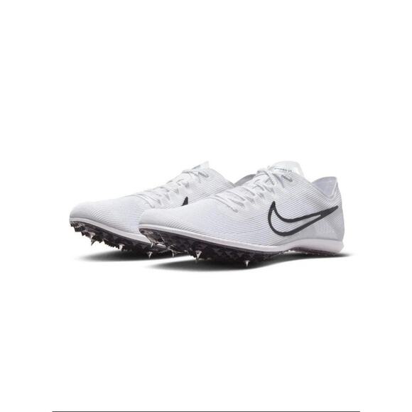 Nike Zoom Mamba 6 Track & Field Spikes DR2733-100 White Black Mens Size 10 main image 8